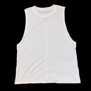 lululemon athletica White Relaxed Muscle Tank Designed In Vancouver Canada